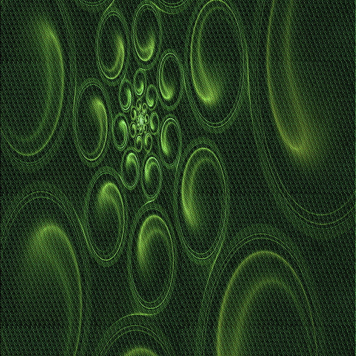 Patterned Deep Emerald Green Rug, pat1388grn