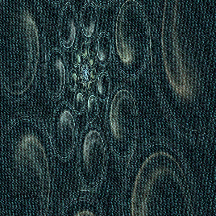 Patterned Black Rug, pat1388lblu