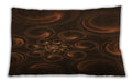 Patterned Rectangular Saddle Brown Lumbar Throw Pillow, 13 inch by 19 inch, lbpat1388org