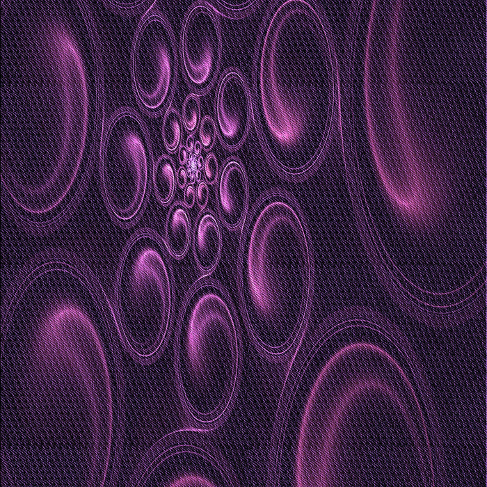 Machine Washable Transitional Purple Rug, wshpat1388pur