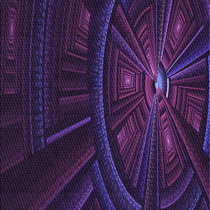 Patterned Deep Purple Rug, pat1389pur