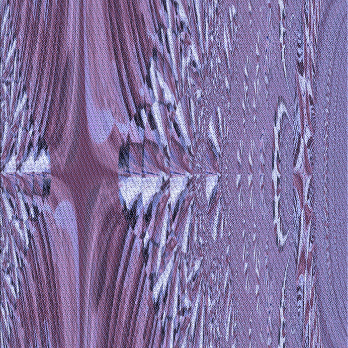 Patterned Purple Mimosa Purple Rug, pat139blu