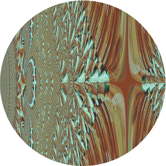 Square Machine Washable Transitional Saddle Brown Rug in a Living Room, wshpat139lblu