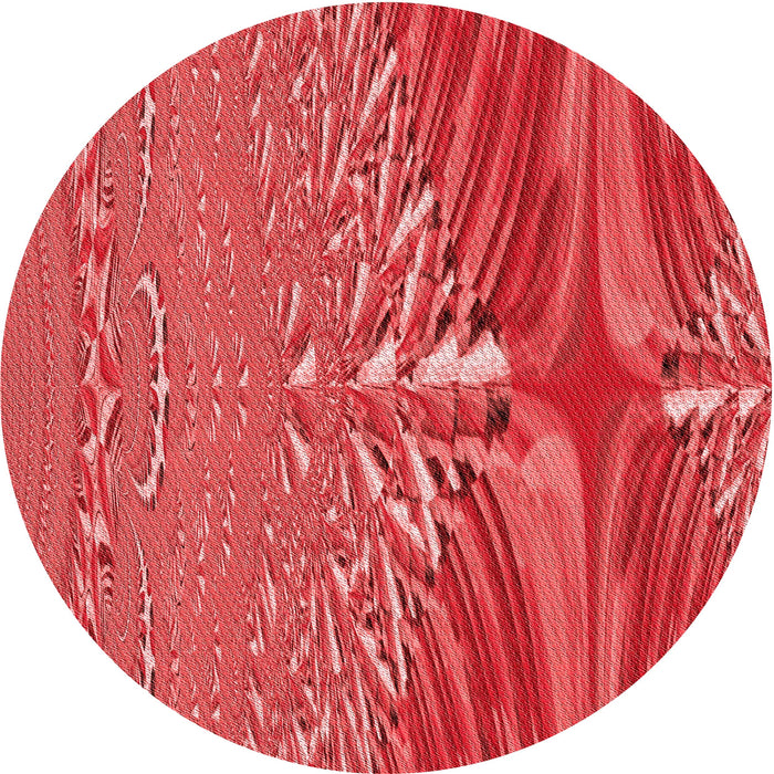 Square Patterned Red Rug, pat139rd