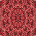 Round Machine Washable Transitional Red Rug, wshpat1390rd