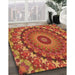 Machine Washable Transitional Red Rug in a Family Room, wshpat1391org