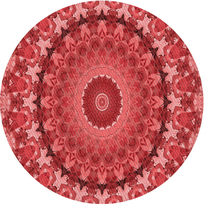 Square Machine Washable Transitional Red Rug in a Living Room, wshpat1391rd