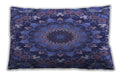 Patterned Rectangular Medium Slate Blue Lumbar Throw Pillow, 13 inch by 19 inch, lbpat1392blu