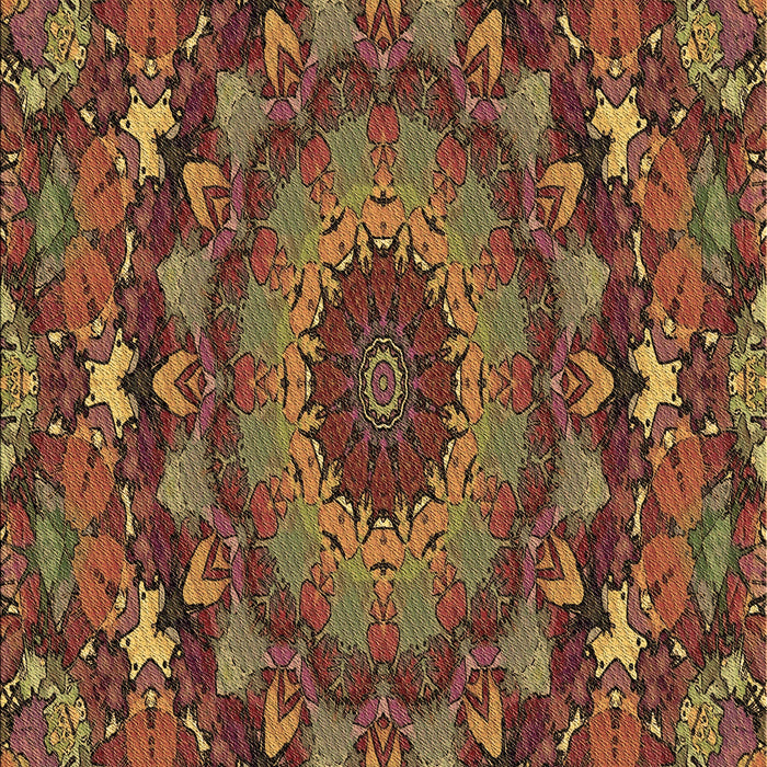 Machine Washable Transitional Cinnamon Brown Rug, wshpat1392brn