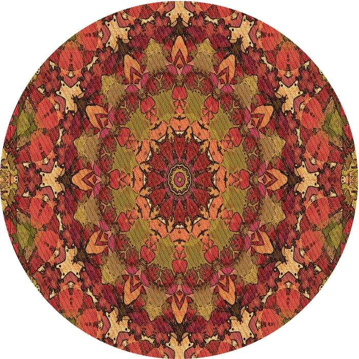 Square Machine Washable Transitional Tomato Red Rug in a Living Room, wshpat1392org