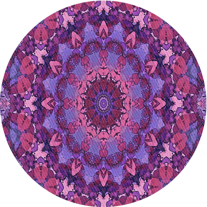 Square Machine Washable Transitional Dark Magenta Purple Rug in a Living Room, wshpat1392pur