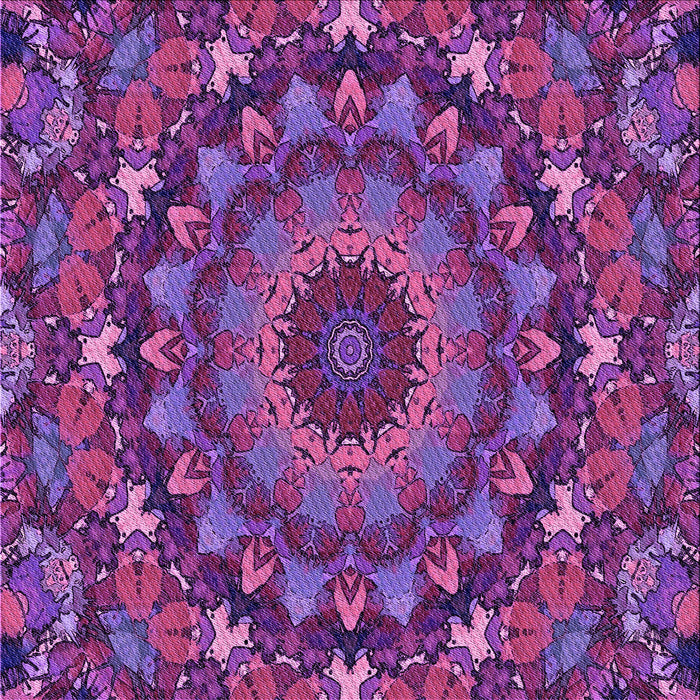 Round Machine Washable Transitional Dark Magenta Purple Rug, wshpat1392pur