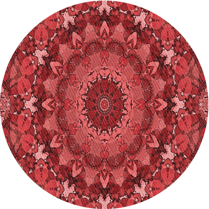 Square Machine Washable Transitional Red Rug in a Living Room, wshpat1392rd