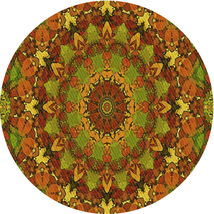 Square Machine Washable Transitional Tomato Red Rug in a Living Room, wshpat1392yw