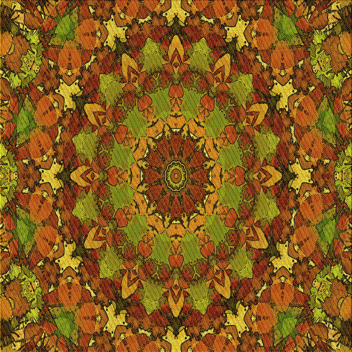 Round Machine Washable Transitional Tomato Red Rug, wshpat1392yw