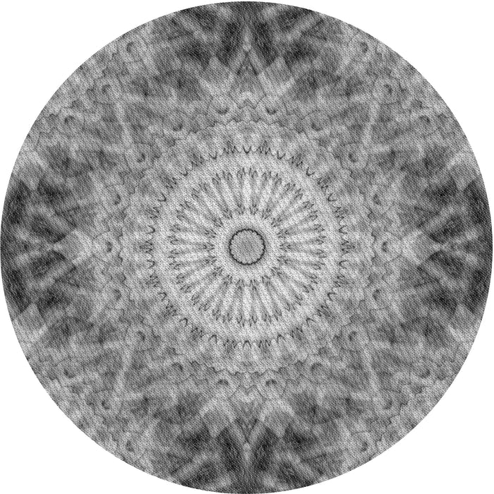 Square Patterned Cloud Gray Rug, pat1393gry