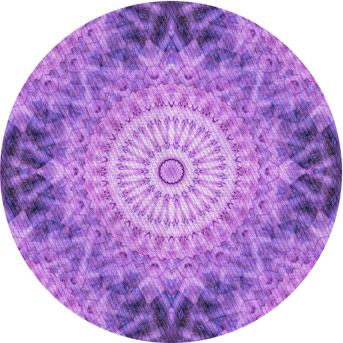 Square Machine Washable Transitional Violet Purple Rug in a Living Room, wshpat1393pur