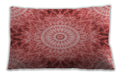 Patterned Rectangular Ruby Red Lumbar Throw Pillow, 13 inch by 19 inch, lbpat1393rd