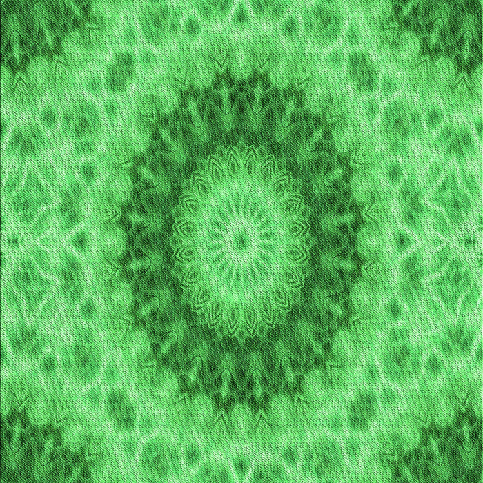 Patterned Neon Green Rug, pat1394grn