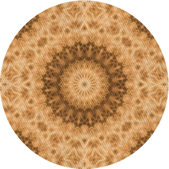 Square Machine Washable Transitional Orange Rug in a Living Room, wshpat1394org