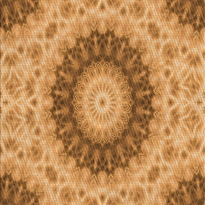 Patterned Orange Rug, pat1394org