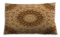 Patterned Rectangular Orange Lumbar Throw Pillow, 13 inch by 19 inch, lbpat1394org