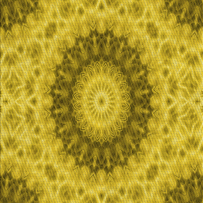 Patterned Dark Golden Brown Rug, pat1394yw