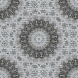 Square Patterned Ash Gray Novelty Rug, pat1394
