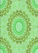 Patterned Jade Green Rug, pat1395grn