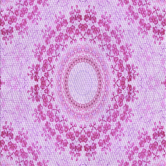Patterned Blossom Pink Rug, pat1395pur