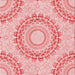 Round Patterned Red Rug, pat1395rd