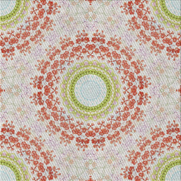 Sideview of Machine Washable Transitional Orange Salmon Pink Rug, wshpat1395