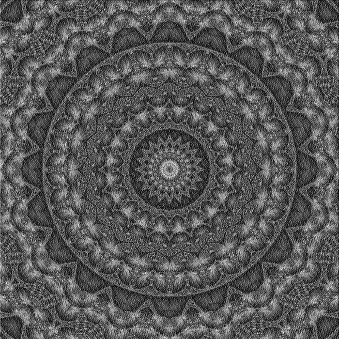 Round Machine Washable Transitional Platinum Gray Rug, wshpat1396gry