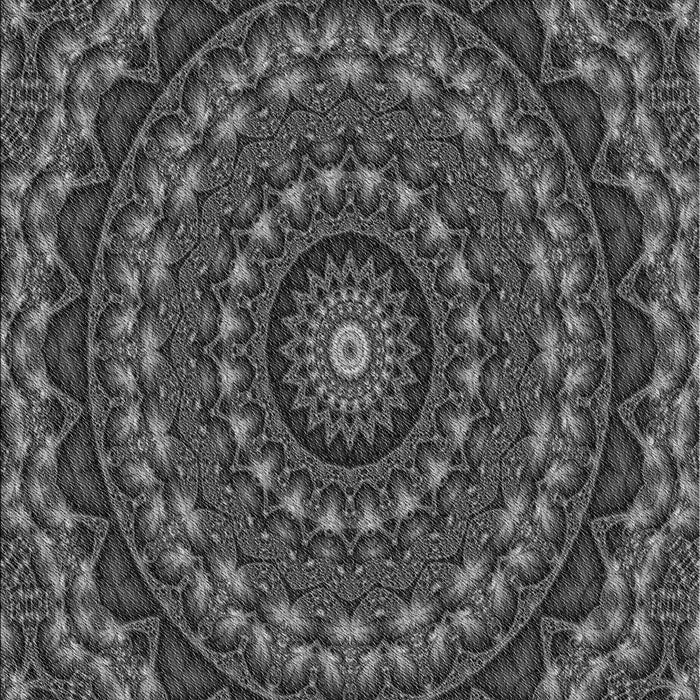 Patterned Platinum Gray Rug, pat1396gry