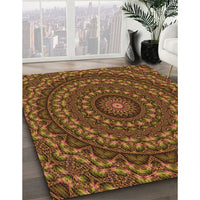 Patterned Sedona Brown Rug, pat1396org