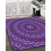 Patterned Purple Rug, pat1396pur