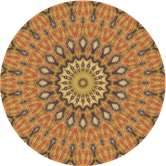 Square Machine Washable Transitional Mahogany Brown Rug in a Living Room, wshpat1397brn