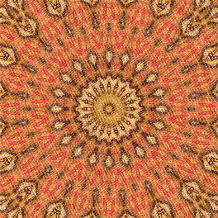 Round Machine Washable Transitional Red Rug, wshpat1397org