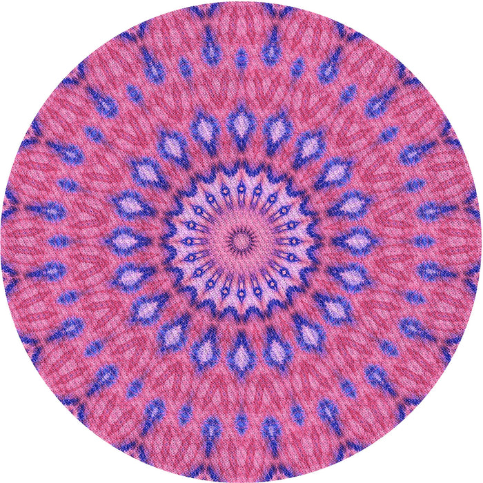 Square Machine Washable Transitional Purple Rug in a Living Room, wshpat1397pur