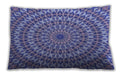 Patterned Rectangular Purple Mimosa Purple Lumbar Throw Pillow, 13 inch by 19 inch, lbpat1398blu
