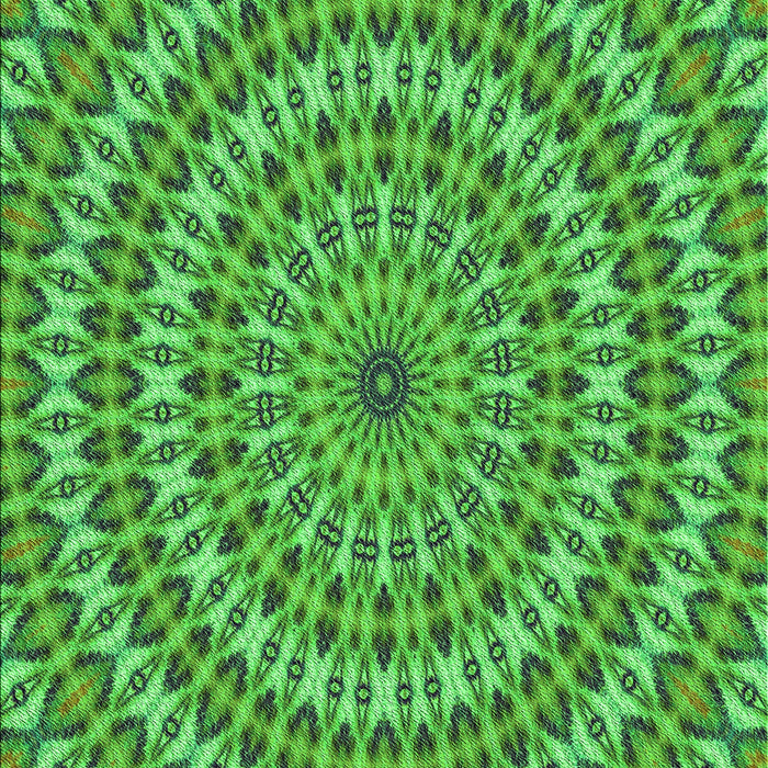 Patterned Forest Green Rug, pat1398grn