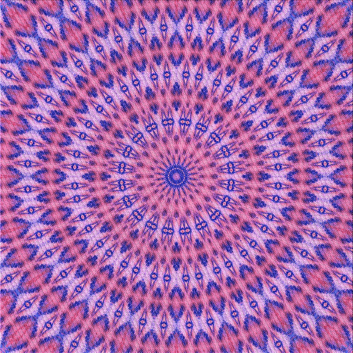 Round Patterned Purple Rug, pat1398pur