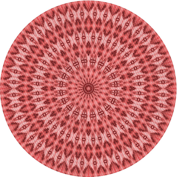 Square Patterned Red Rug, pat1398rd