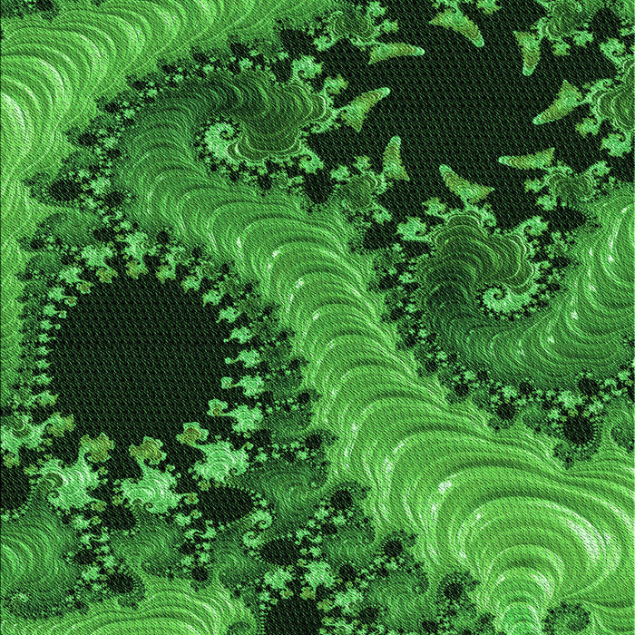 Square Patterned Deep Emerald Green Rug, pat1399grn