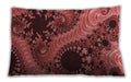 Patterned Rectangular Red Lumbar Throw Pillow, 13 inch by 19 inch, lbpat1399rd