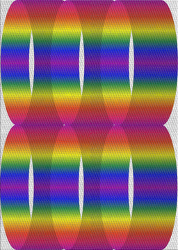 Machine Washable Transitional Brown Rug, wshpat13