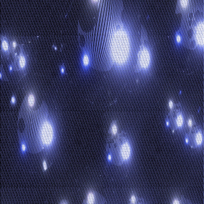 Patterned Night Blue Rug, pat14blu