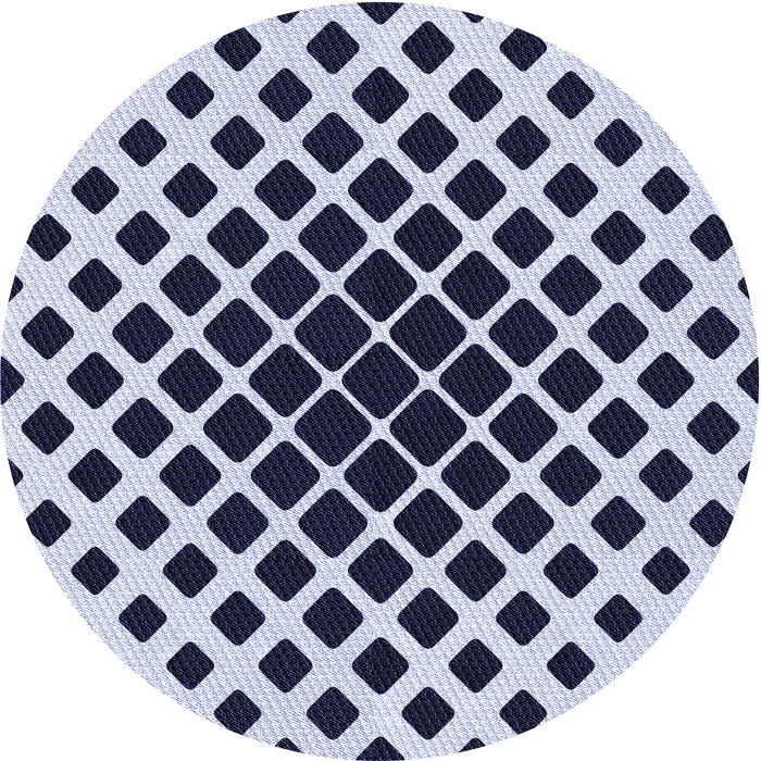 Square Patterned Blue Rug, pat140blu
