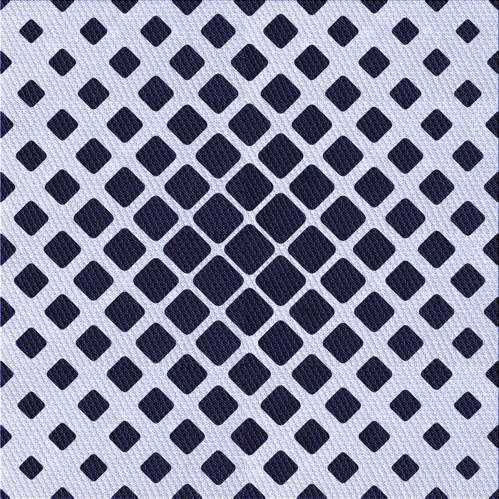 Round Patterned Blue Rug, pat140blu
