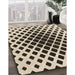 Machine Washable Transitional Chocolate Brown Rug in a Family Room, wshpat140brn